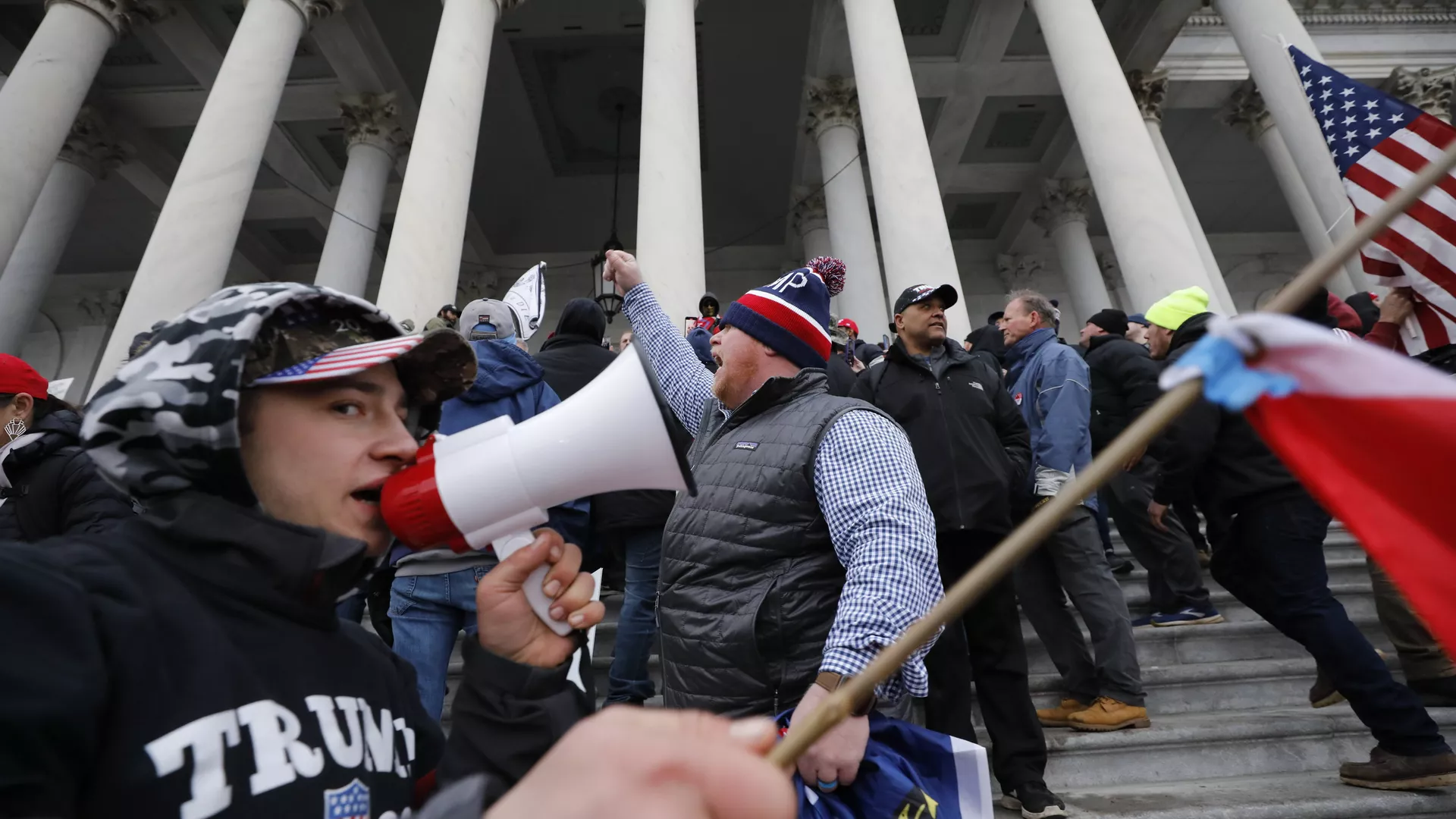 Акция протеста сторонников Д. Трампа в Вашингтоне - РИА Новости, 1920, 07.01.2021