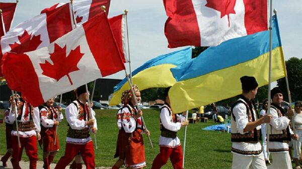 Украинская диаспора в Канаде флаг