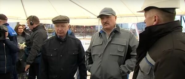 Лукашенко стройка