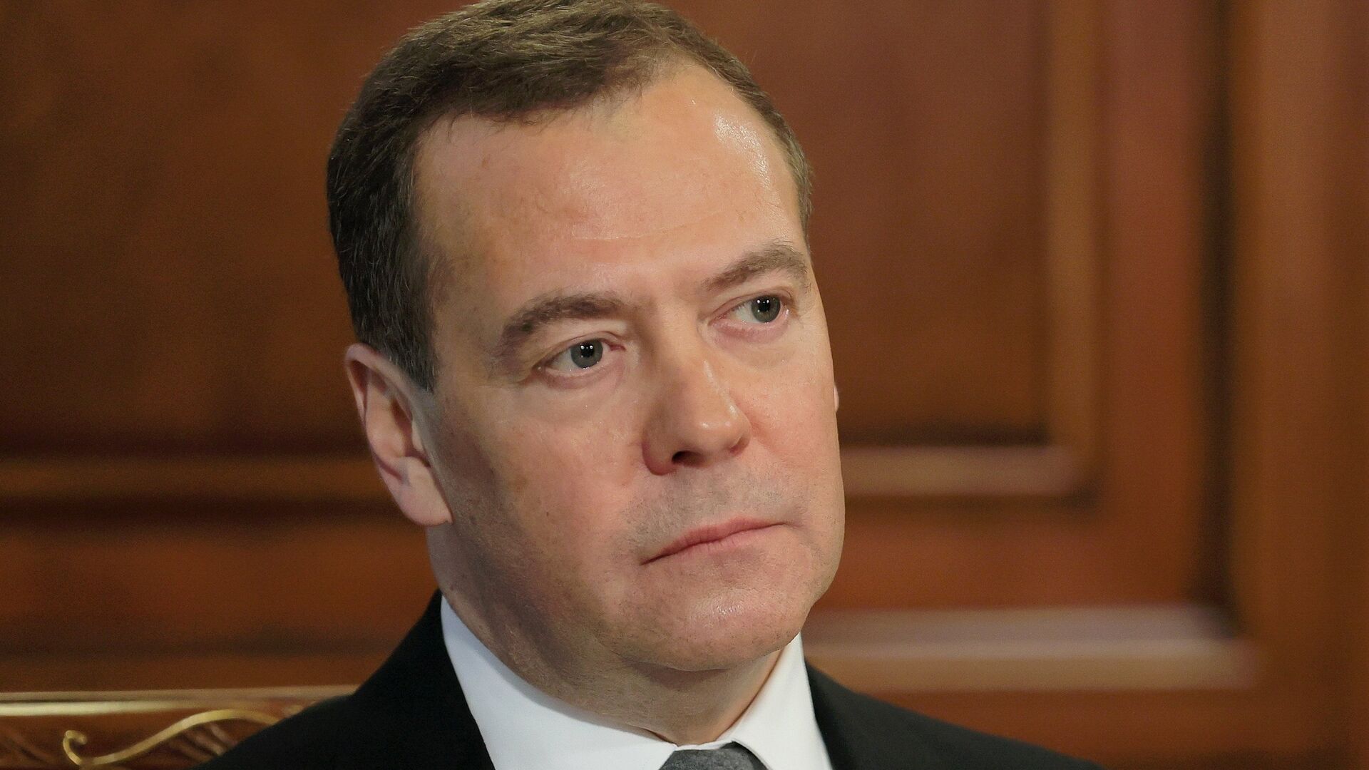 Заместитель председателя Совбеза РФ Д. Медведев дал интервью российским СМИ - РИА Новости, 1920, 11.05.2022