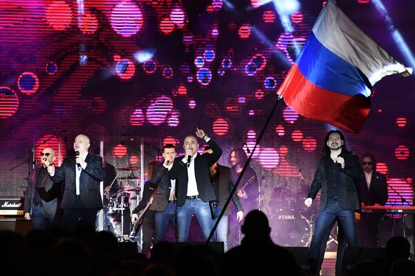 Концерт в честь 5-летия воссоединения Крыма с Россией хор Турецкого