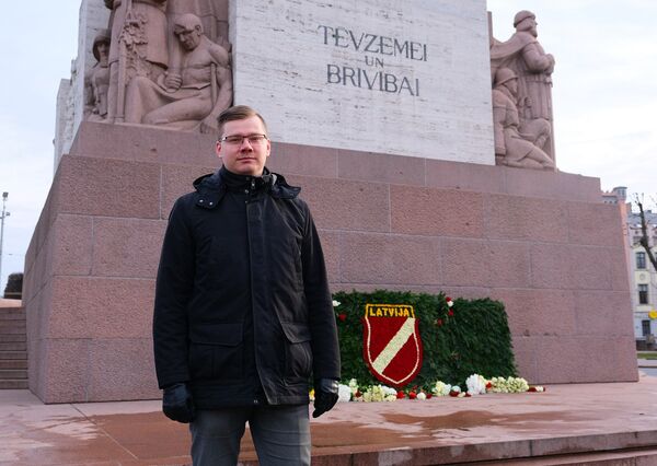 Латвийский депутат от праворадикального Национального блока Янис Иесалниекс