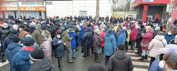 Работники завода «Электротяжмаш» в Харькове перекрыли проспект