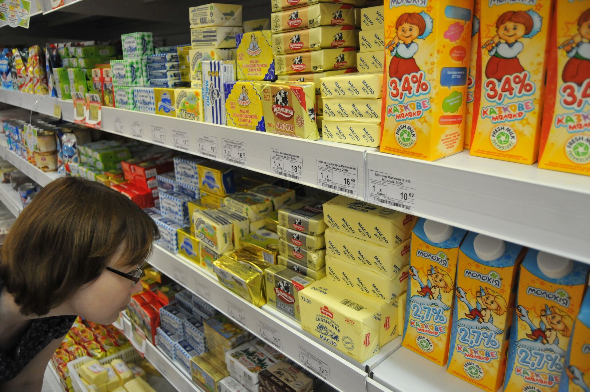 Россия с 28 июля запретит поставки молока и молочной продукции Украины - РИА Новости, 1920, 03.03.2021