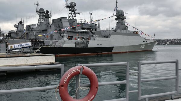 Принятие корабля Грайворон в состав Черноморского флота