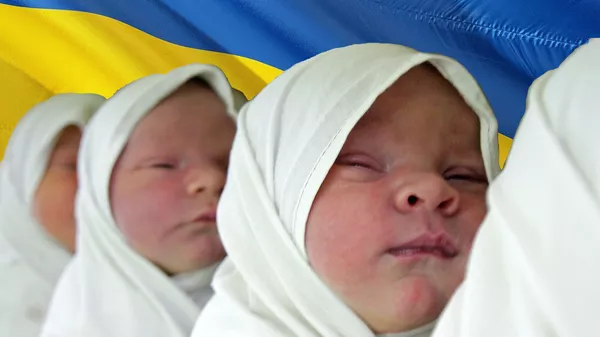 Коллаж дети рождаемость смертность