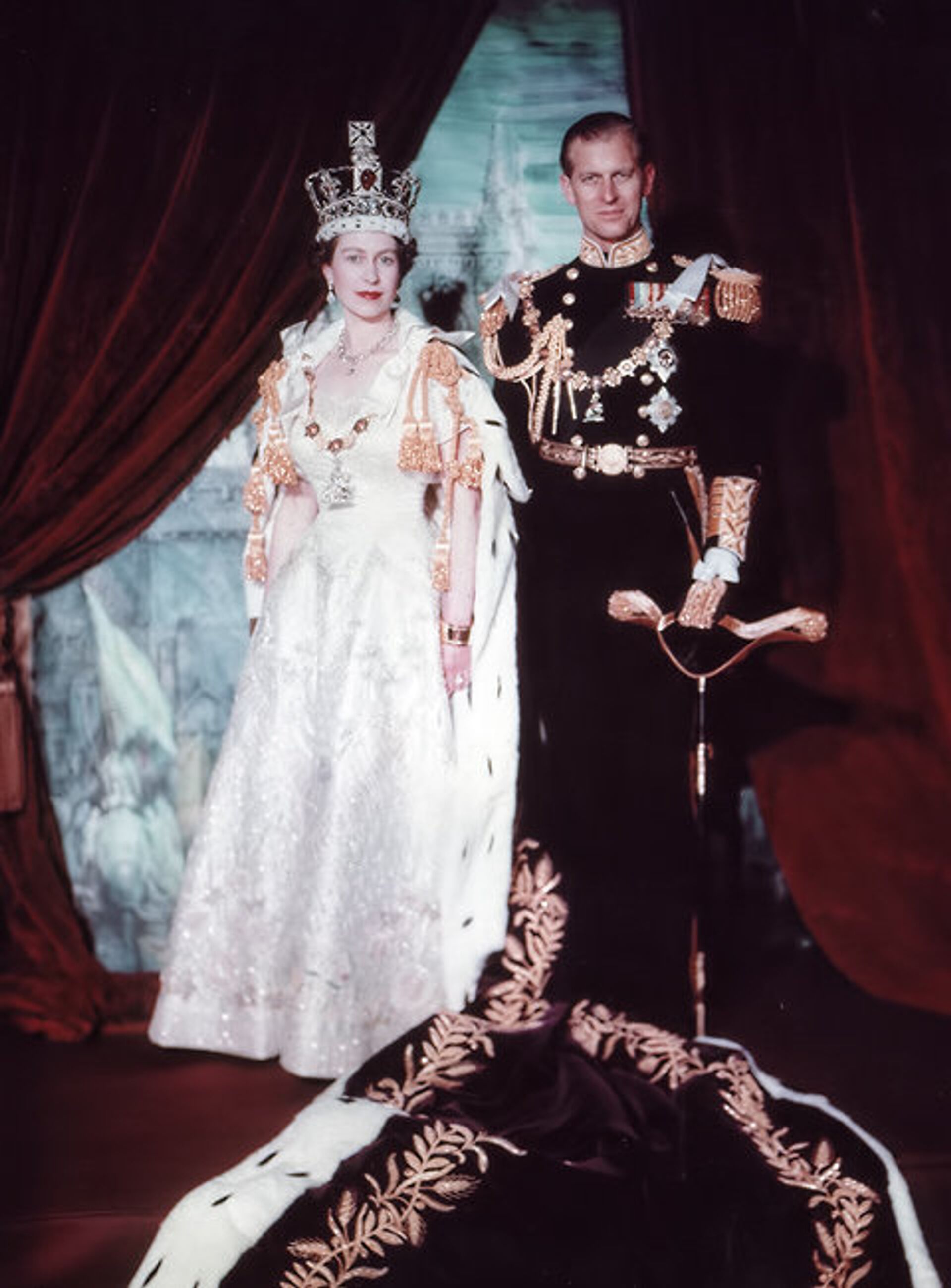 Королева Елизавета II принц Филипп - РИА Новости, 1920, 10.04.2021