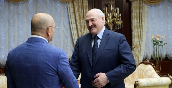 Александр Лукашенко встреча с народным депутатом Верховной рады Украины Евгением Шевченко