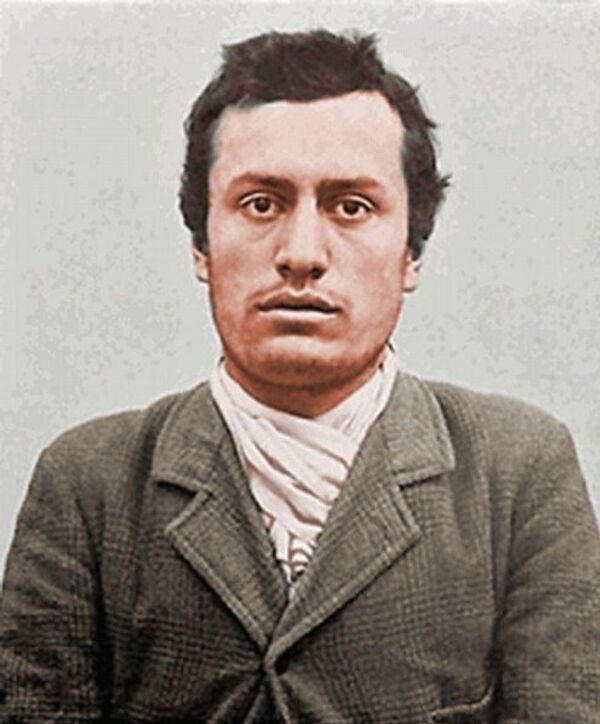 Бенито Муссолини 1903 год