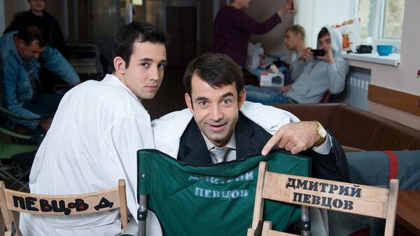 Дмитрий Певцов с сыном Даниилом