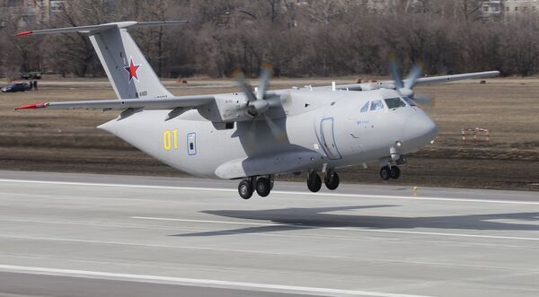 Второй полет нового российского военно-транспортного самолета Ил-112В