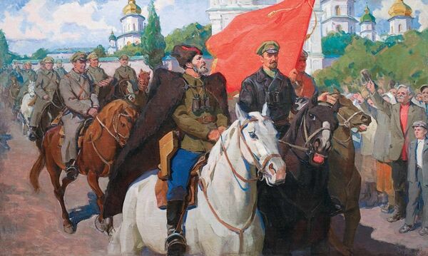 Щорс и Боженко входят в Киев/Егорова Тамара Ивановна