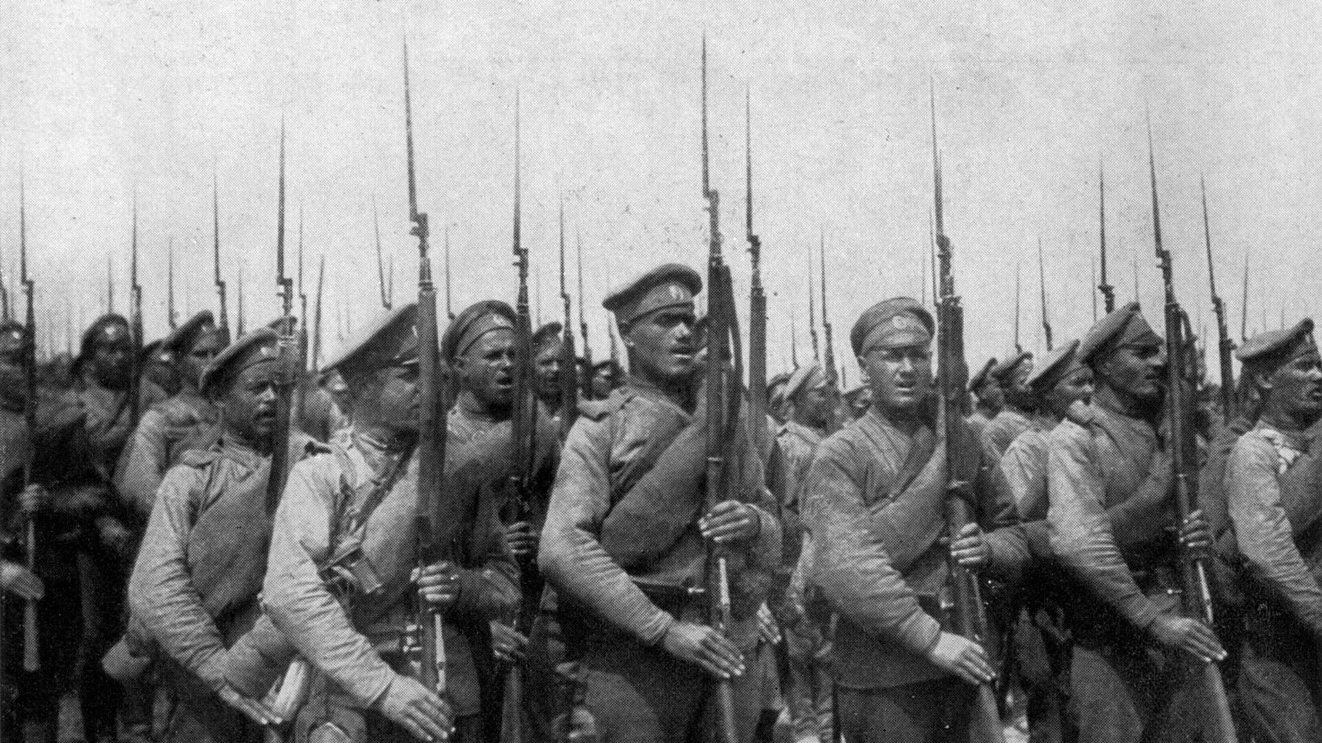 Первая мировая война 1914 год русские солдаты - РИА Новости, 1920, 01.08.2021