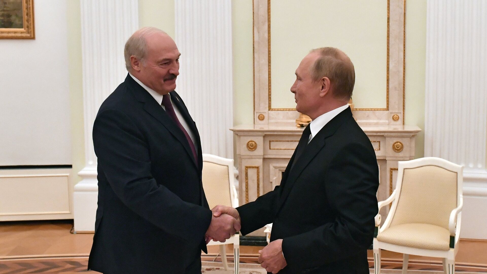 Переговоры президента РФ В. Путина с президентом Белоруссии А. Лукашенко - РИА Новости, 1920, 05.11.2021