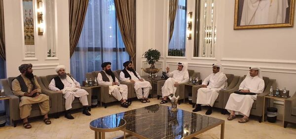 Талибан на встрече с представителями США