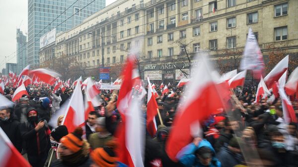 Марш националистов в Варшаве