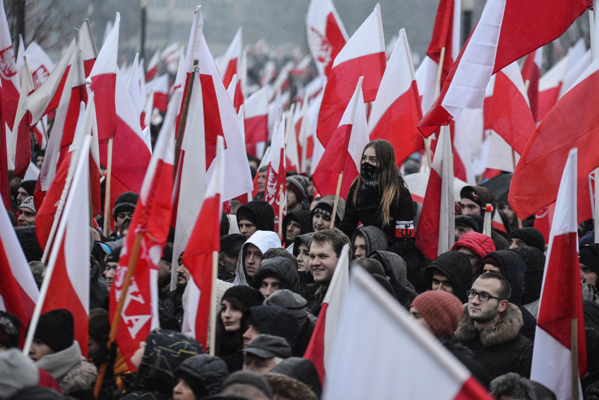 Марш независимости в Варшаве - РИА Новости, 1920, 04.02.2022
