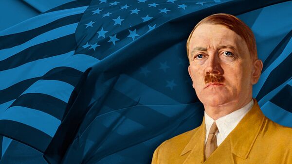 Гитлер Украина США коллаж