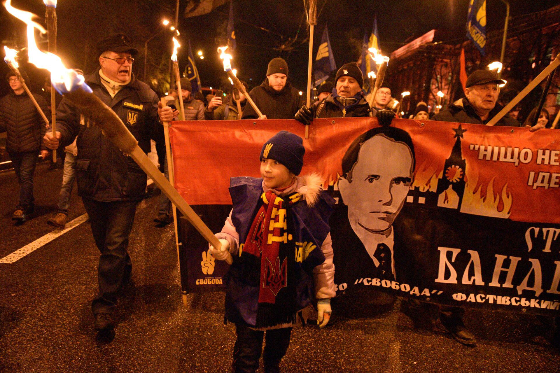 Марш националистов в Киеве - РИА Новости, 1920, 02.01.2026