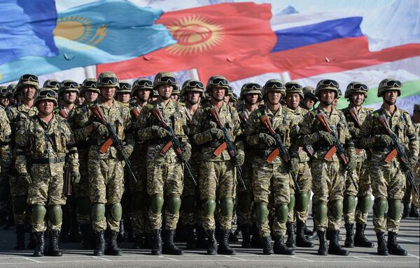 Военные учения ОДКБ Рубеж-2021 в Киргизии