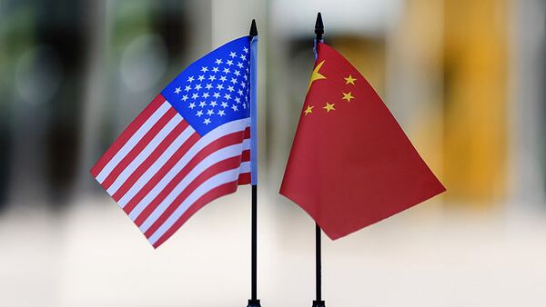 США и Китай, флаги
