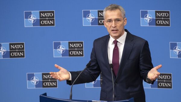 Пресс-конференция генерального секретаря НАТО Йенса Столтенберга 