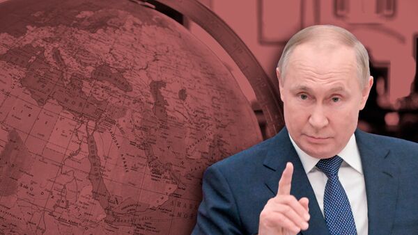 Путин глобус коллаж
