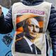 Житель ДНР  ЛНР изображение Путин лозунг Родина свобода Новороссия