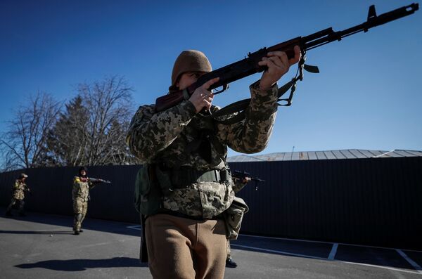 Украина территориальные силы обороны Киев бойцы ВСУ солдаты