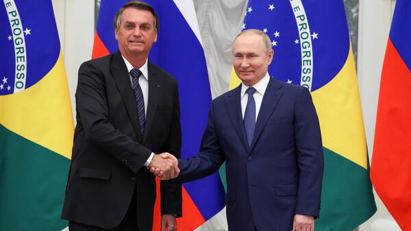 Встреча президентов России и Бразилии В. Путина и Ж. Болсонару