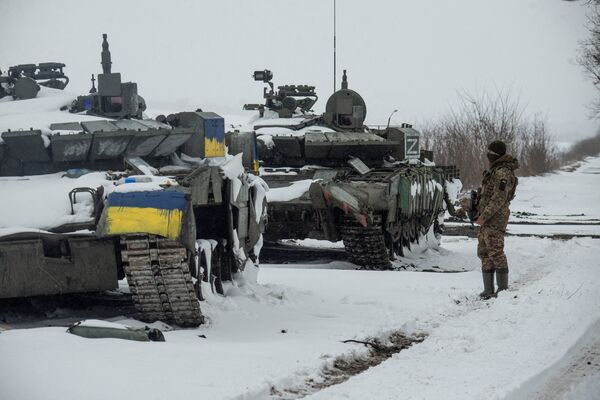 Украина ВСУ танк харьковская область