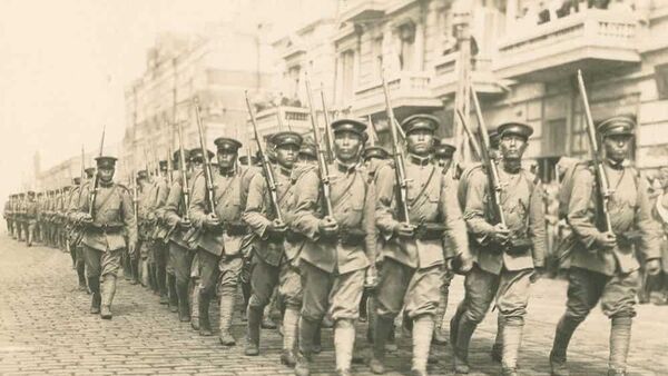 Японские войска во Владивостоке, 1918