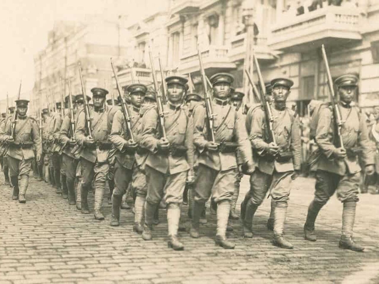 Японские интервенты Владивосток 1918