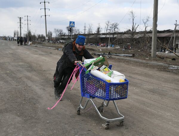 Беженцы из Мариуполя