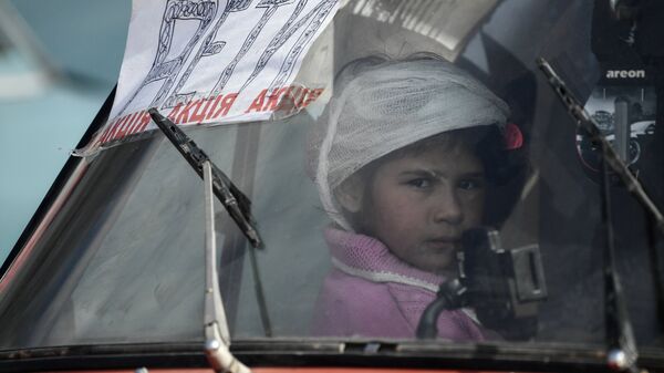 Сотрудники Росгвардии охраняют освобожденный Мелитополь