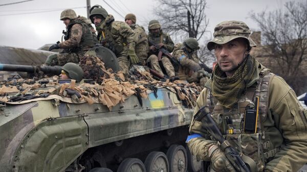 ВСУ военнослужащий Украина танк оружие бтр