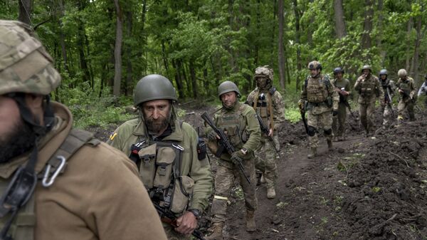 ВСУ украинские военнослужащие наемники лес партизаны