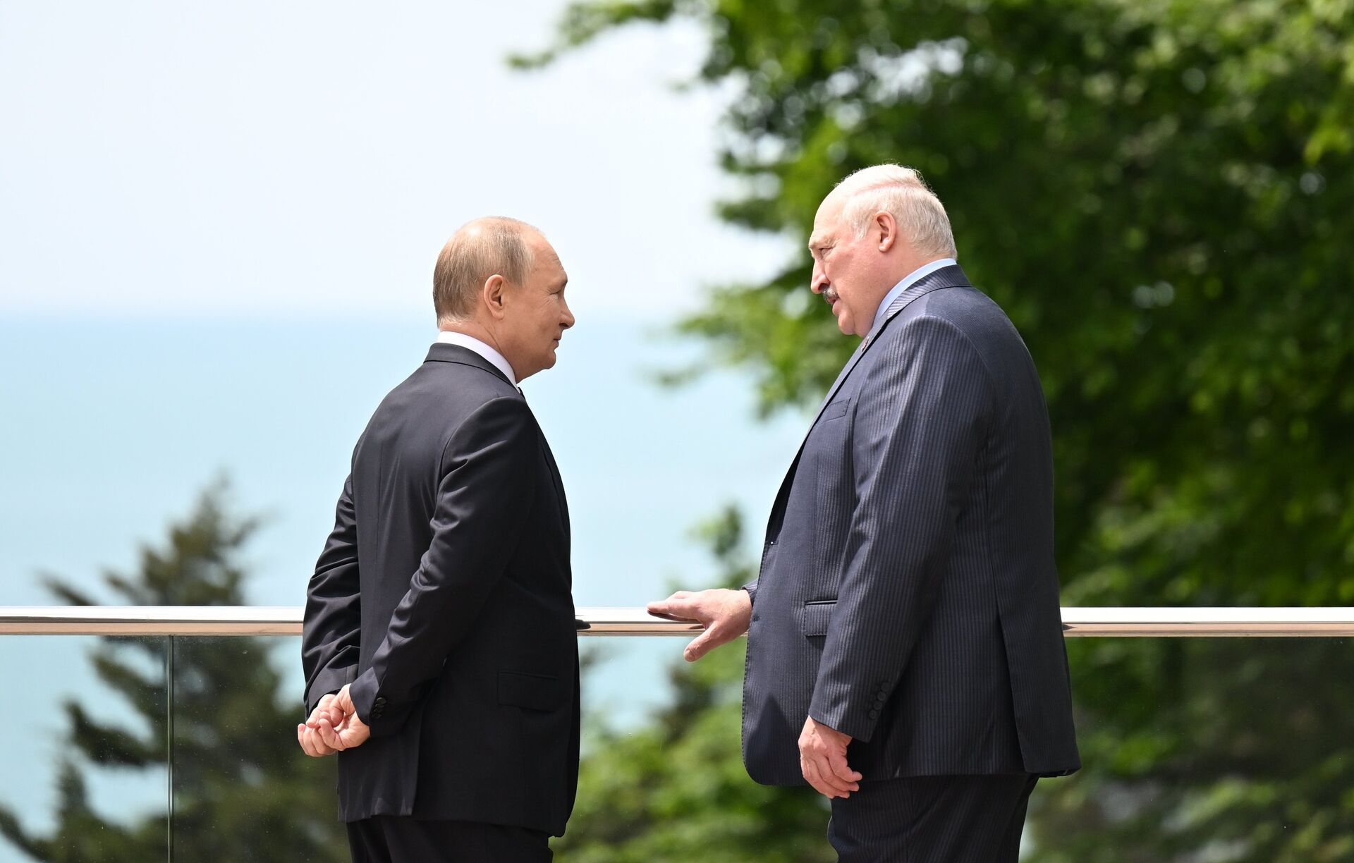 Переговоры президента РФ В. Путина с президентом Белоруссии А. Лукашенко Переговоры президента РФ В. Путина с президентом Белоруссии А. Лукашенко - РИА Новости, 1920, 23.05.2022