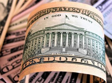 Доллар банкнота США валюта деньги