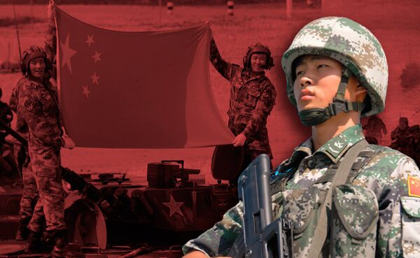 Китай армия коллаж