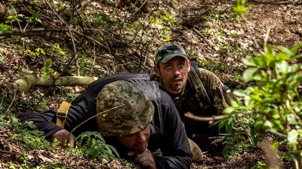 ВСУ партизаны диверсанты лес окоп украинские военнослужащие оружие