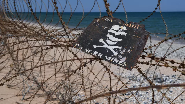 © РИА Новости . РИА Новости / Российские саперы ведут работы по разминированию Арабатской стрелки © РИА Новости . РИА Новости / Российские саперы ведут работы по разминированию Арабатской стрелки