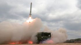 Работа ракетного комплекса Искандер по целям ВСУ Работа ракетного комплекса Искандер по целям ВСУ