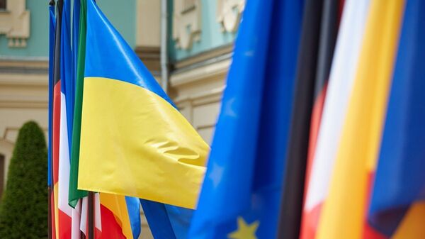 флаги Украины Франции Румынии Италии