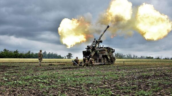ВСУ артиллерия выстрел пушка военнослужащий украинский